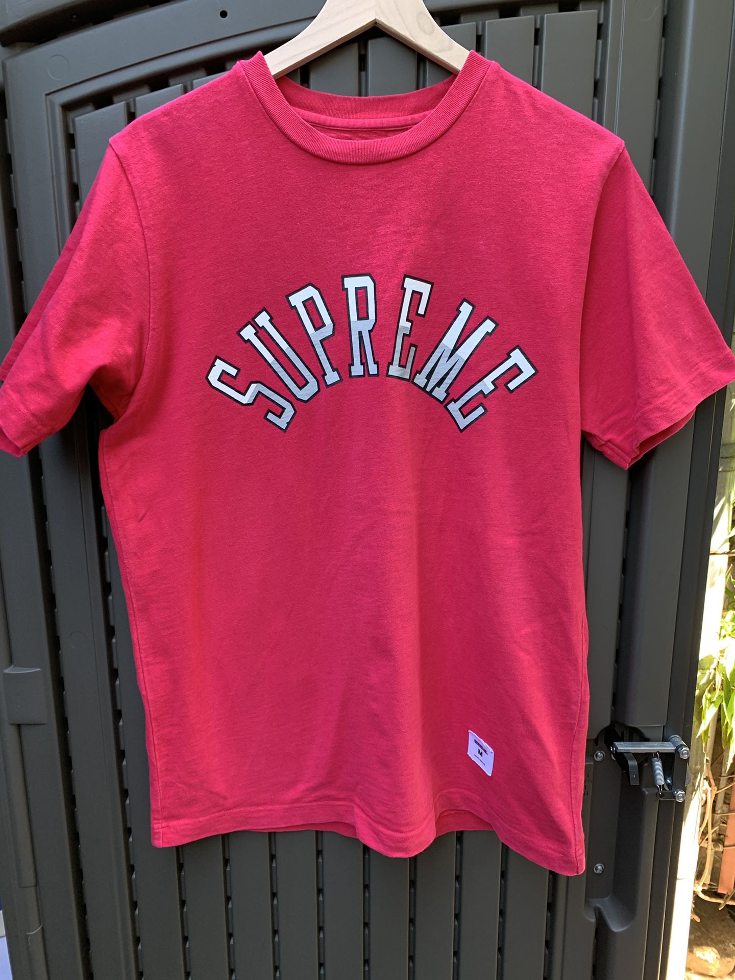 Pink Supreme Logo Tee - Size Medium