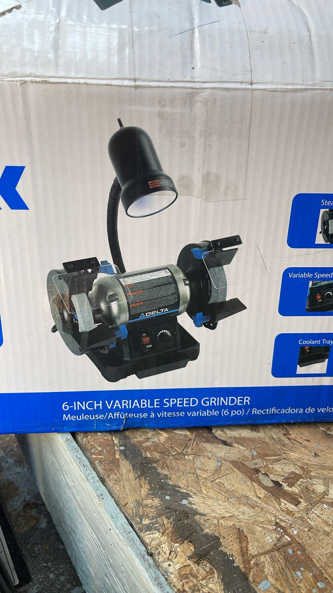 Delta 6inch Variable Speed Grinder