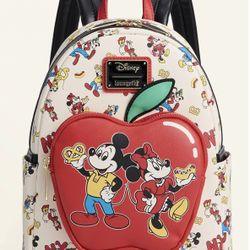 Disney | Macy's Mickey Mouse & Minnie Mouse Printed Mini Backpack, Macy's Exclusive 