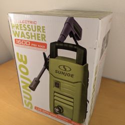Sun Joe SPX206E 1600 PSI 1.45 GPM Max Compact Electric Pressure Washer, w/ Variable Tip Lance