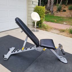 Hoist Adjustable Weight Bench (Like NEW) for $250 Firm (WALNUT 91789)
