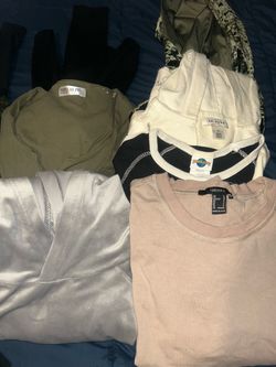 10 Women’s Long Sleeve Tops/Sweatshirts Size L