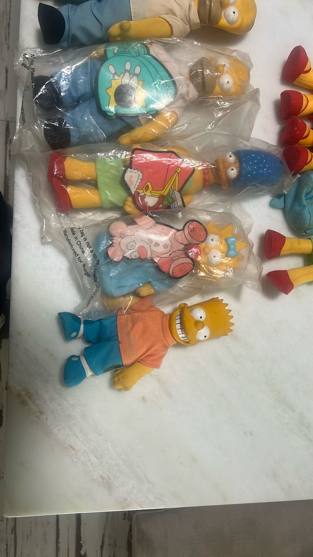 Bart Simpson And His Family Dolls