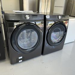 Brand New Washer Dryer Set Black 1 Year Warranty 
