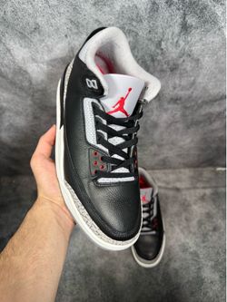 Jordan 3 black cement size 9