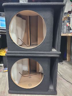 2 18inch Ported Subwoofer Boxs Skar AUDIO