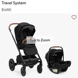 Nuna MIXX Next + PIPA aire RX Travel System, Caviar