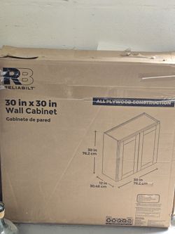 30 In Wall Cabinet - Shaker