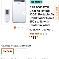 Black + Decker Portable Air Conditioner 