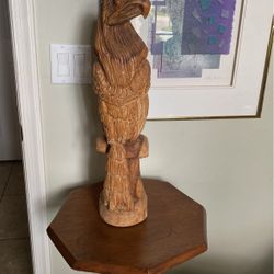 WOOD EAGEL  ( Carved) 