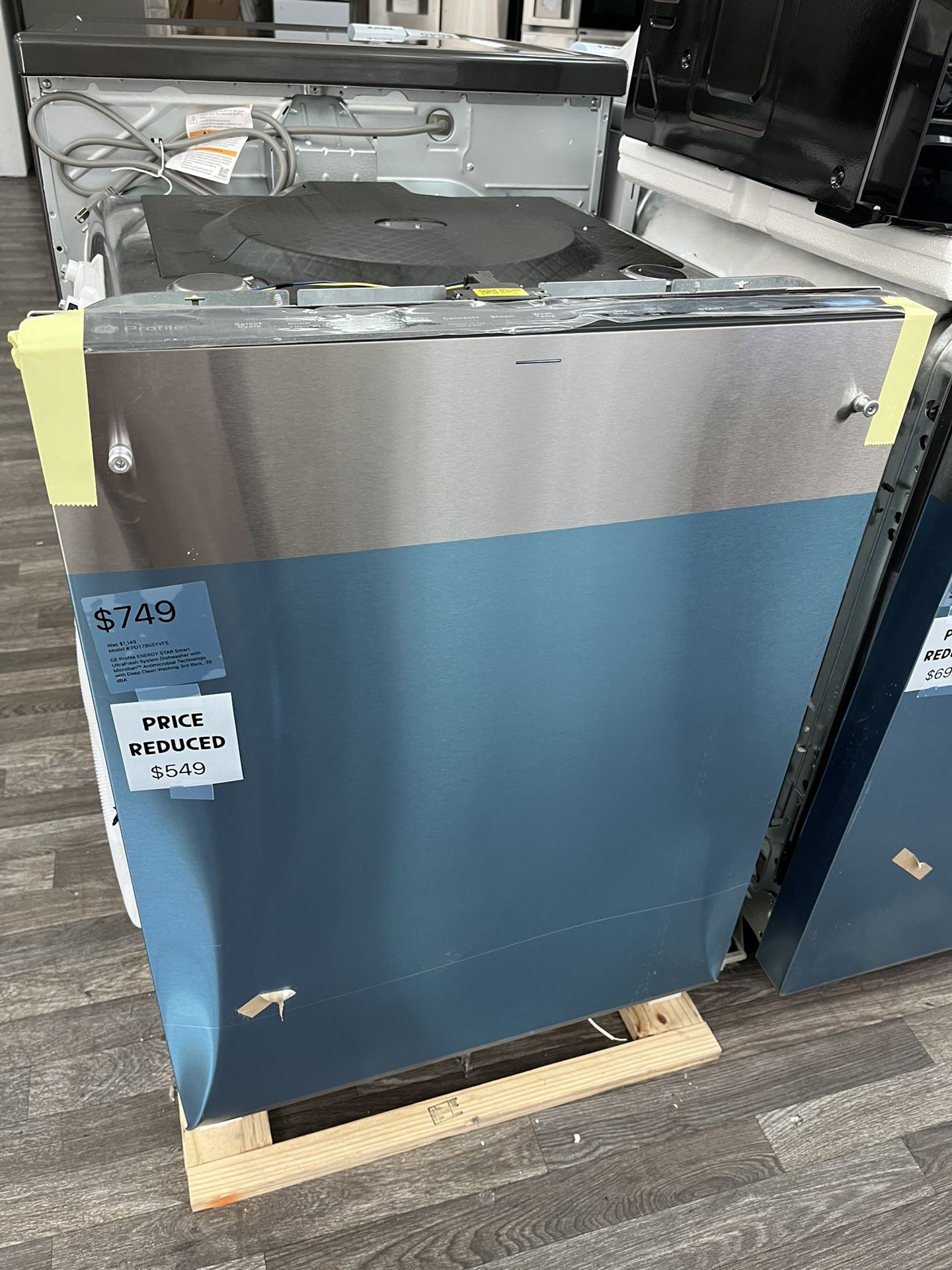 $549 GE Profile Dishwasher, Open Box, One Year Warranty