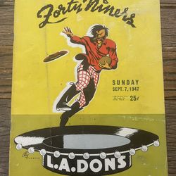 Forty Niners vs L. A. Dons September 7, 1947