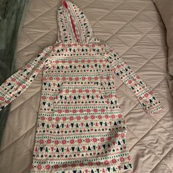 Cat & Jack Fleece Hooded Pajama Nightgown 