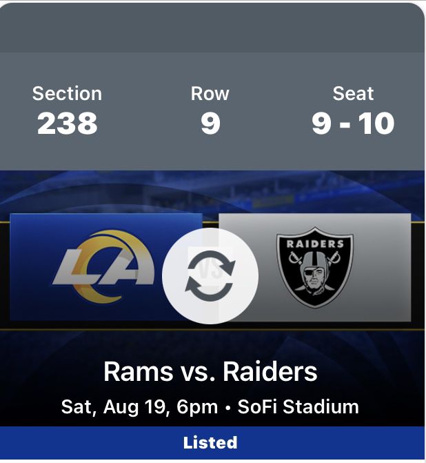raiders tickets for sale