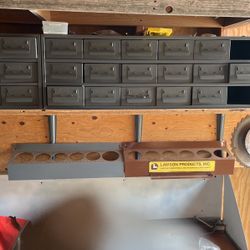 Screw Drawers Filled With Misc screws