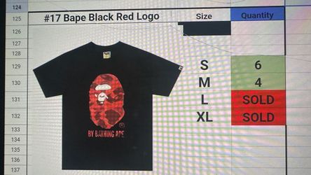 All for sale and all sizes