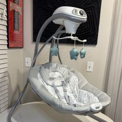 GRACO Simple Sway Swing In Gray 