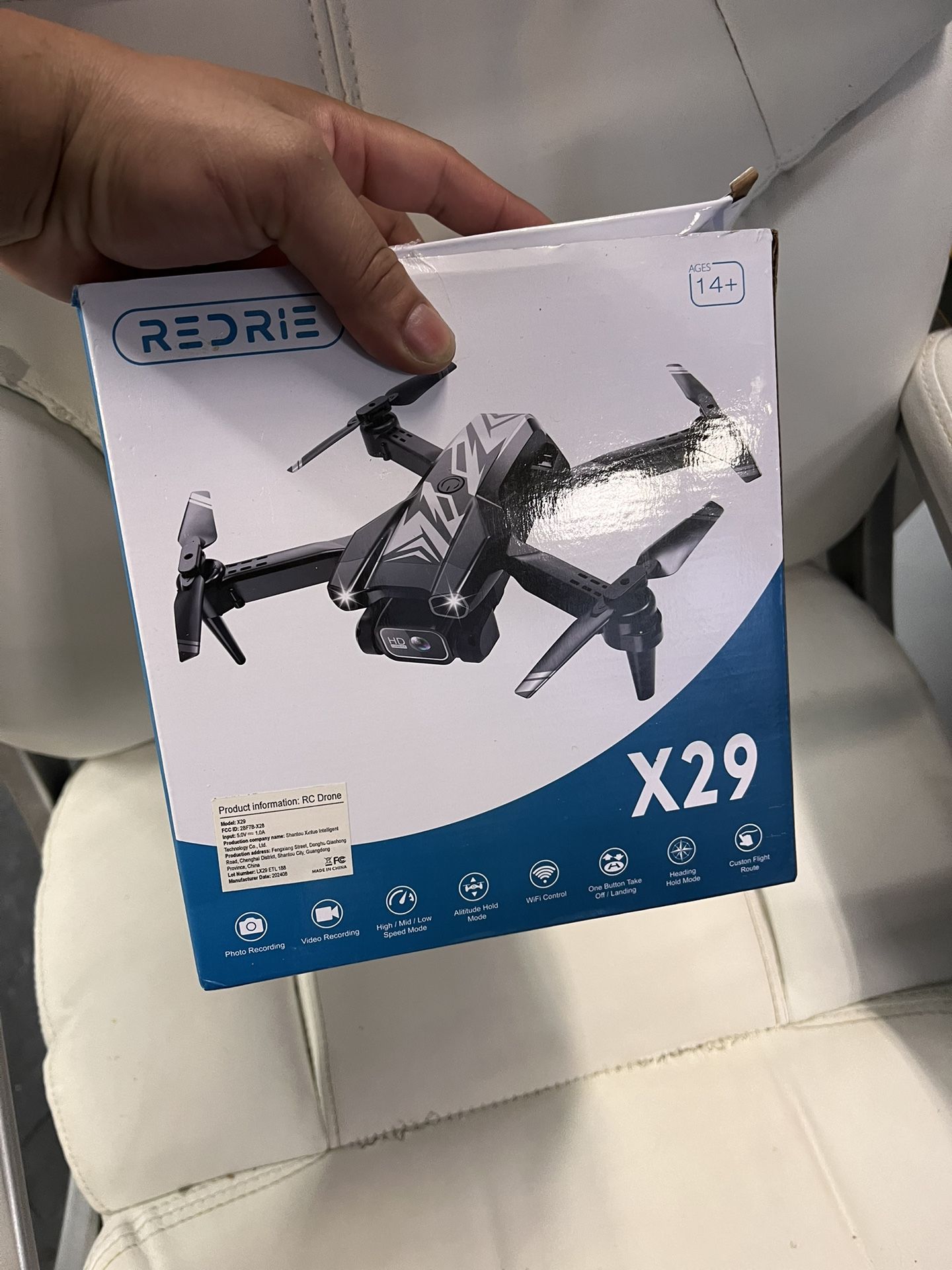 Mini Drone with Camera for Kids Adults-1080P FPV Camera Foldable Drone with Stable Altitude Hold, Gestures Selfie, Waypoint Fly, Auto-Follow, 3D Flip,