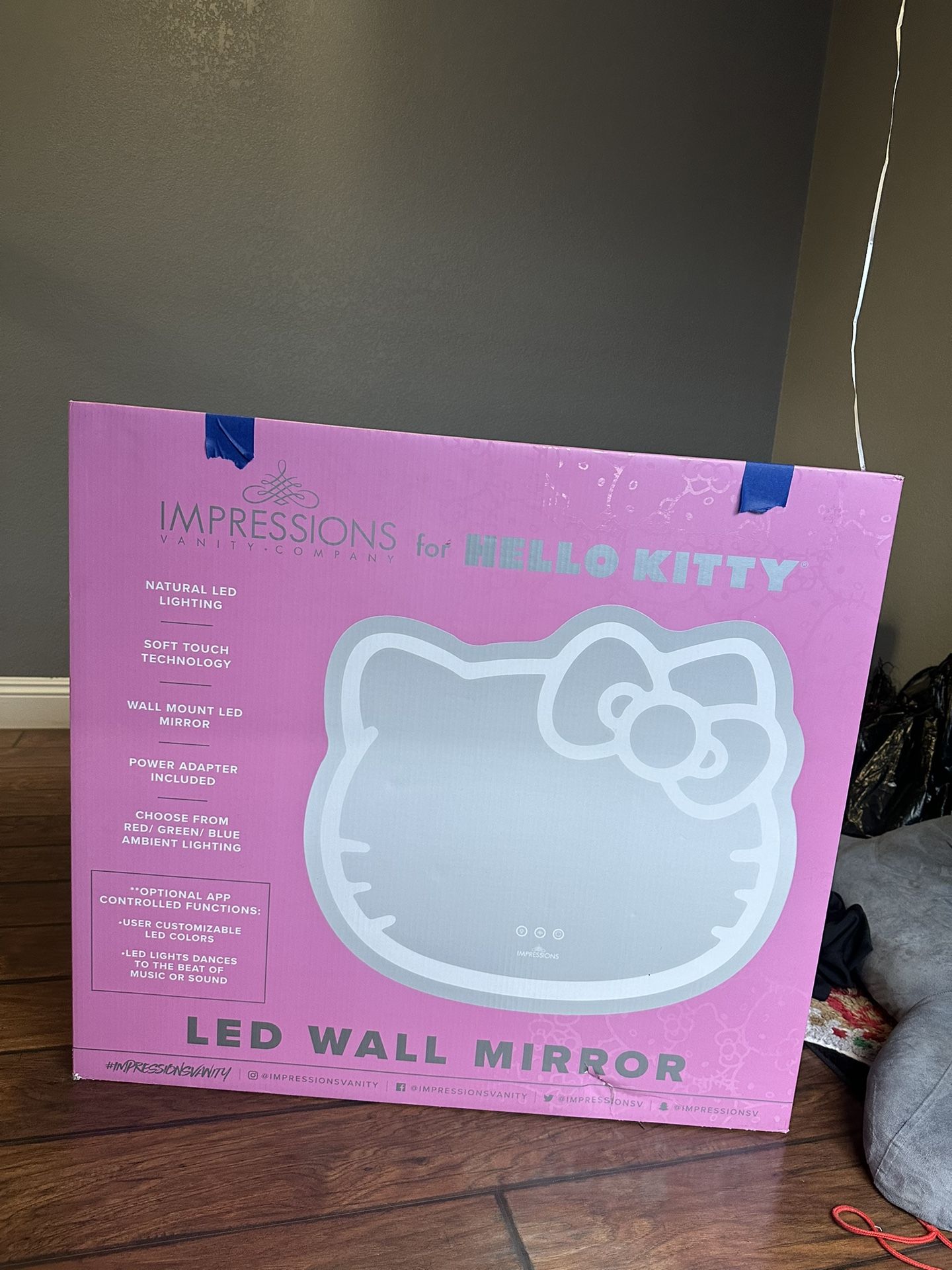 Hello Kitty LED Vanity Mirror