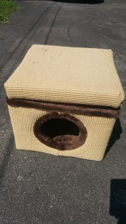 Cat house pet bed ottoman