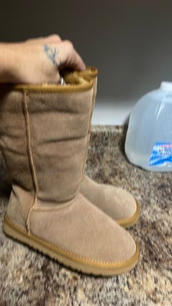 Brown  swade boots size 6