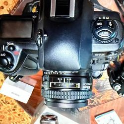 Nikon D1X Pro DSLR + AF Nikkor 50mm f/1.4D Lens – Tested & Working