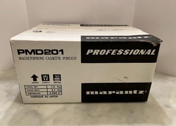 Marantz PMD201U Professional Portable Cassette Recorder Open Box Unused
