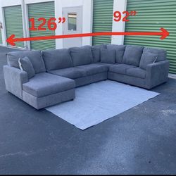 Ashley Sectional Couch Set Details 👇👇👇