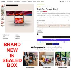 Laptop Triple Monitor Display Aura Triple Aero Pro Max