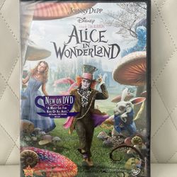 Alice in Wonderland DVD. New & sealed 2010. Live action movie