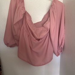 Pink Summer Shirt All My Products Are Cash Only