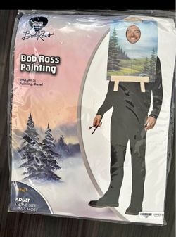 Adult Bob Ross Painting Costume by Spirit Halloween