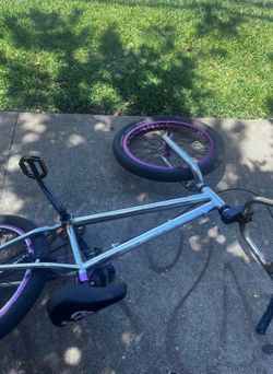 Chrome bmx bike
