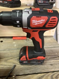 Milwaukee drill in battery