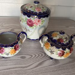 Antique Ceramic Set Made In Japan 