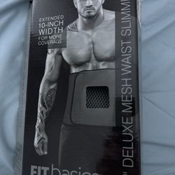 Fit Basics 10”Deluxe Mesh Waist Slimmer One Size Fits Most