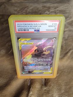 Marshadow & Machamp GX Tag team Psa 10