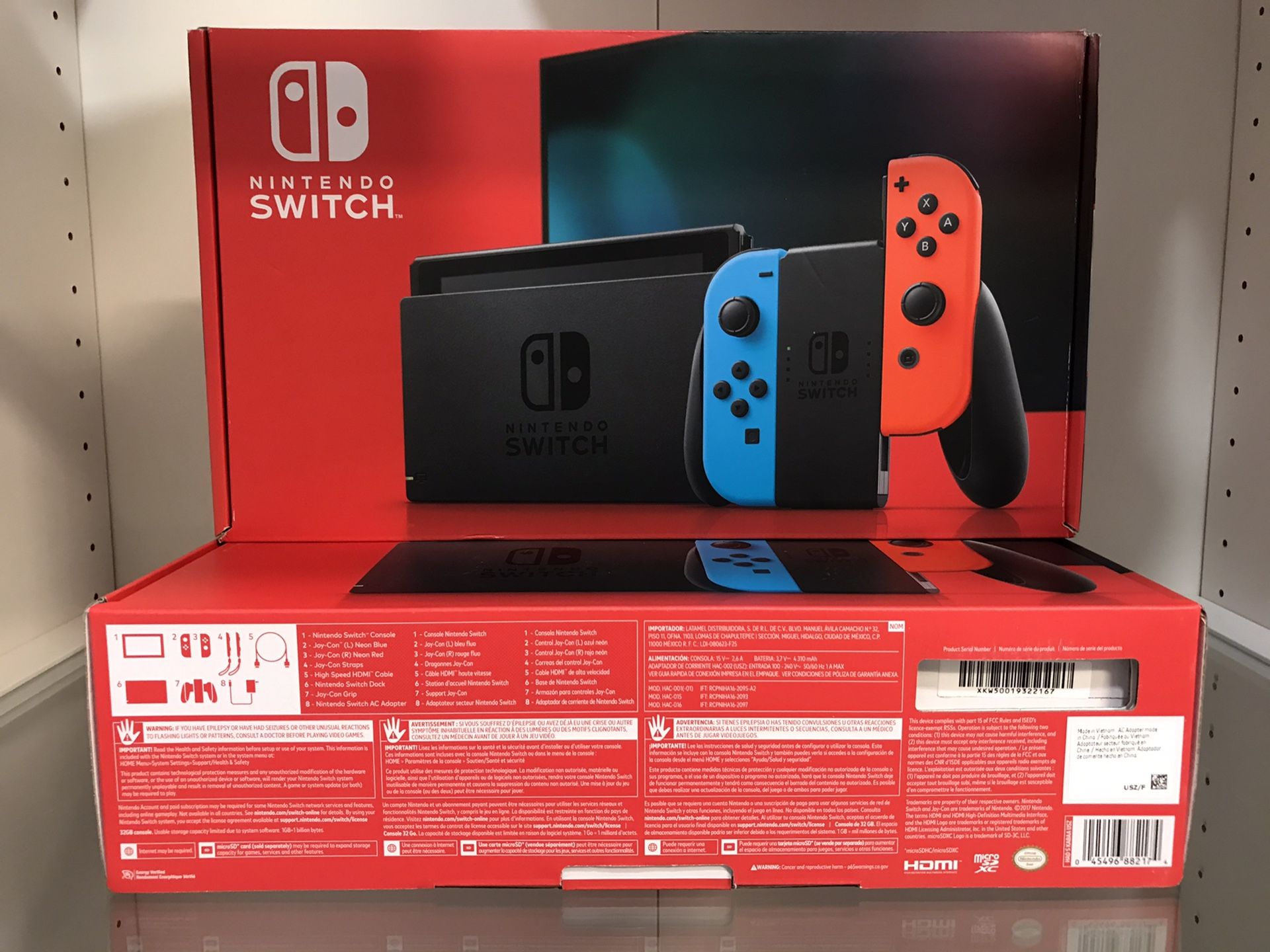 Nintendo Switch Console with Animal Crossing Game