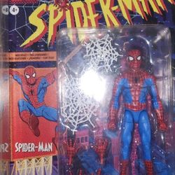 Marvel Legends Retro Spiderman Cell Shaded Walmart Exclusive 