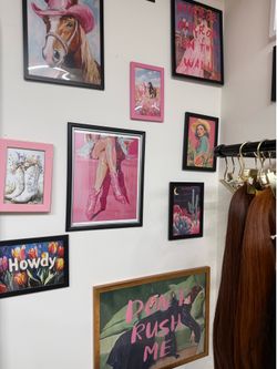 Salon wall decor
