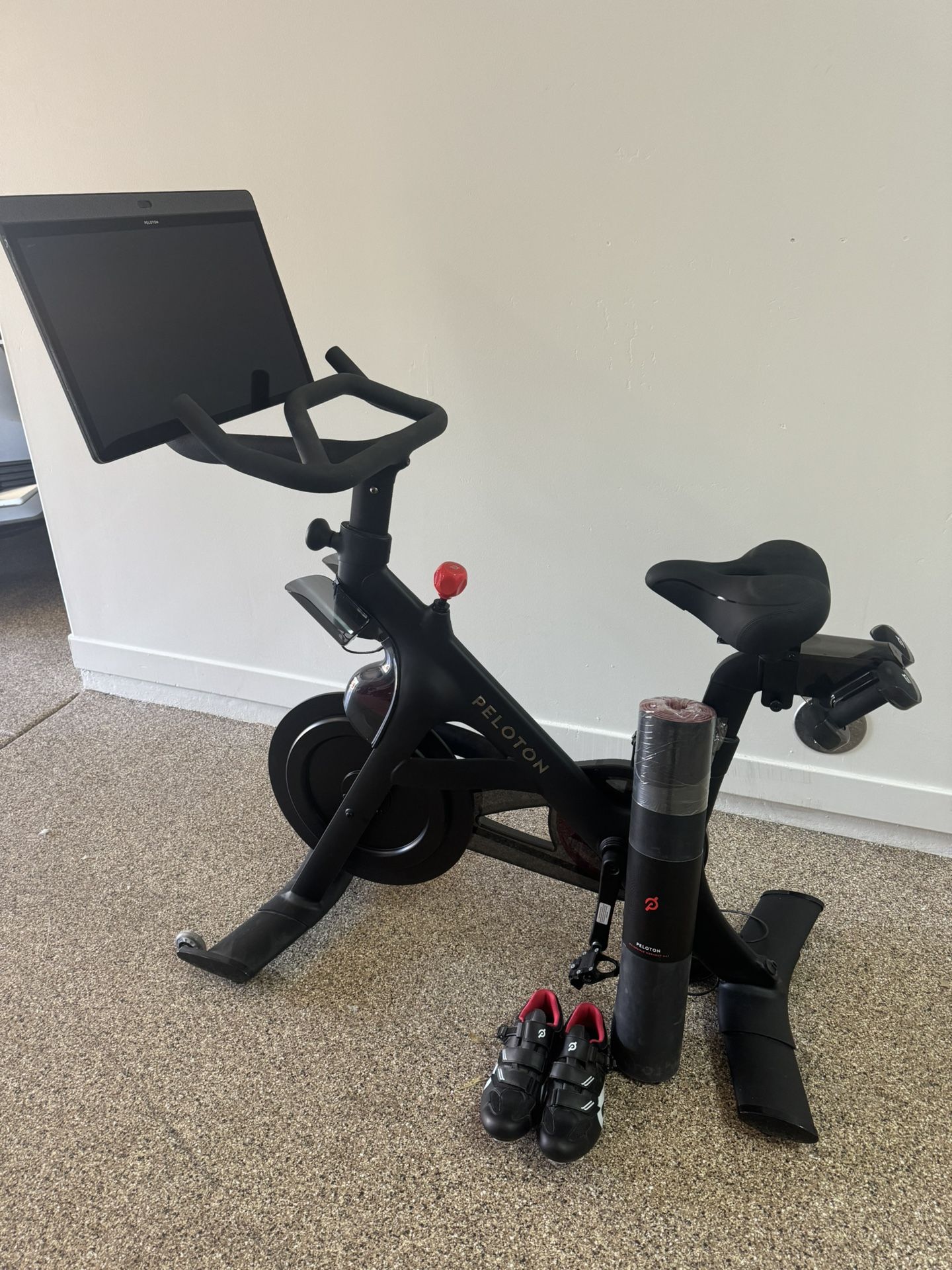 Peloton Bike+ Plus With Shoes , 3lb Dumbbells & Mat