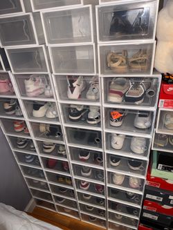 Shoe box storage