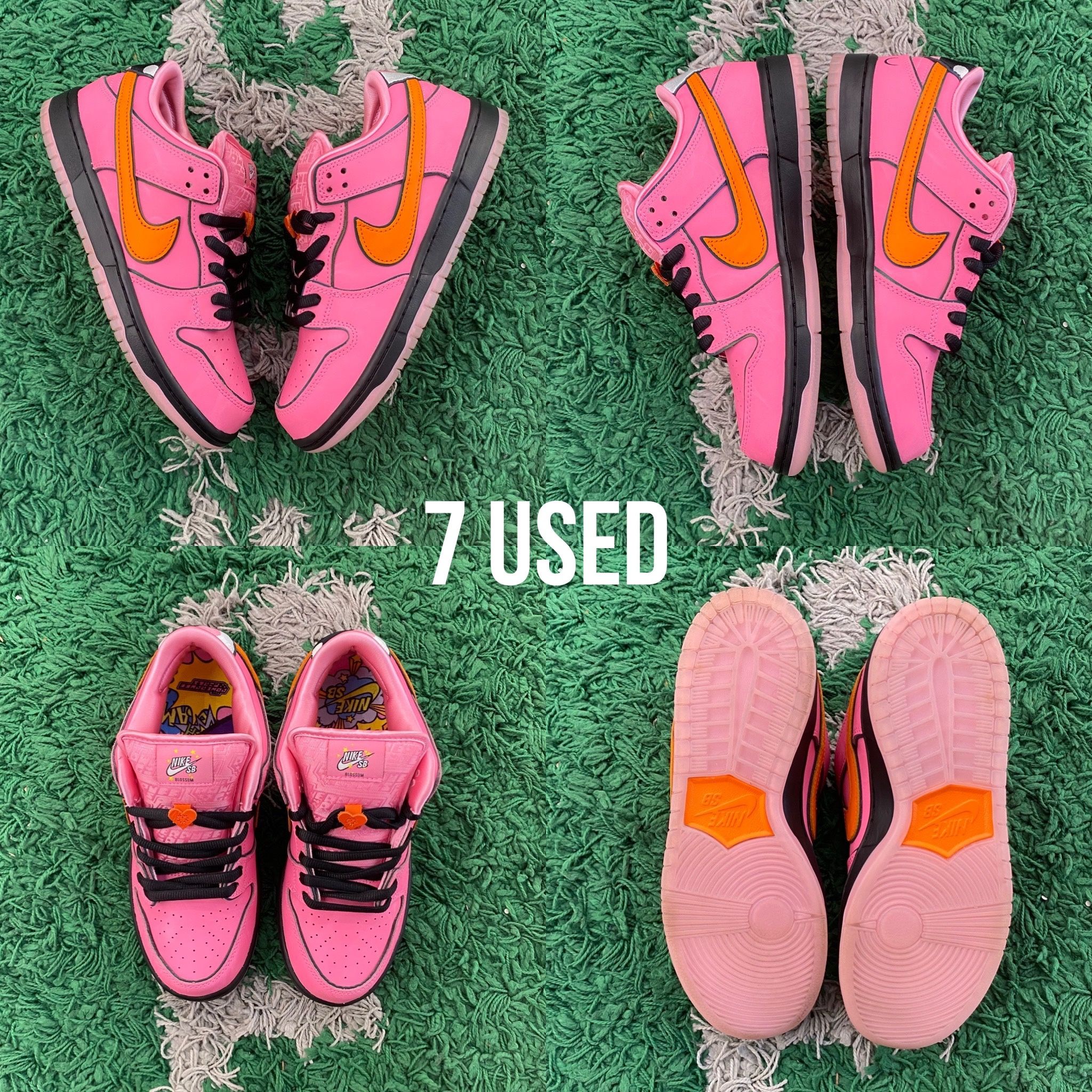 Nike SB Dunk Low The Powerpuff Girls Blossom Size 7