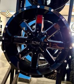 On sale. 20x10 6x135 6x139.7 wheels & 33x12.50-20 tires (We Finance….