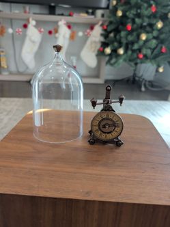 Vintage Vigor Flying Pendulum Clock with Glass Dome (CM-150)