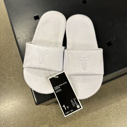 Nike Kobe White Slides