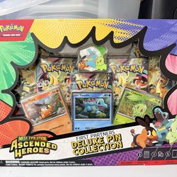 Ascended Heroes First Partners Deluxe Pin Collection Pokemon TCG IN HAND