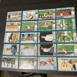 20 Vintage 1896 To 1972 Olympic Sticker Cards Collectibles Italy Import 