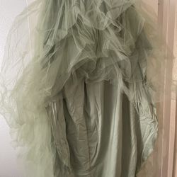 New Green Shirt Tutu Size Large/ Halloween Costume Skirt