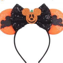 Minnie Mouse Ears Halloween New 